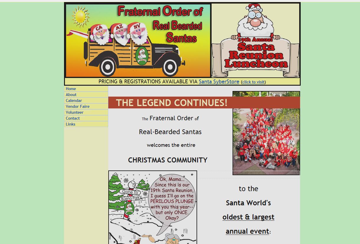 Santa Reunion 2013 website